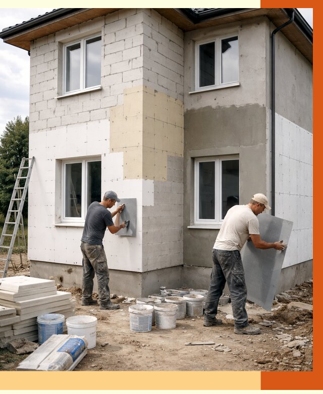 Утепление дома из газобетона в Самаре от 4245 руб./м² — заказать у ТепломастерСмр
